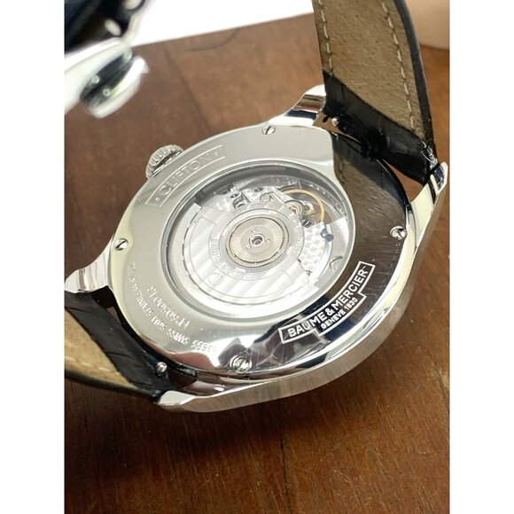 Baume & Mercier Men's Watch 10448 Clifton Swiss Automatic Power Reserve 43mm - Picture 7 of 14